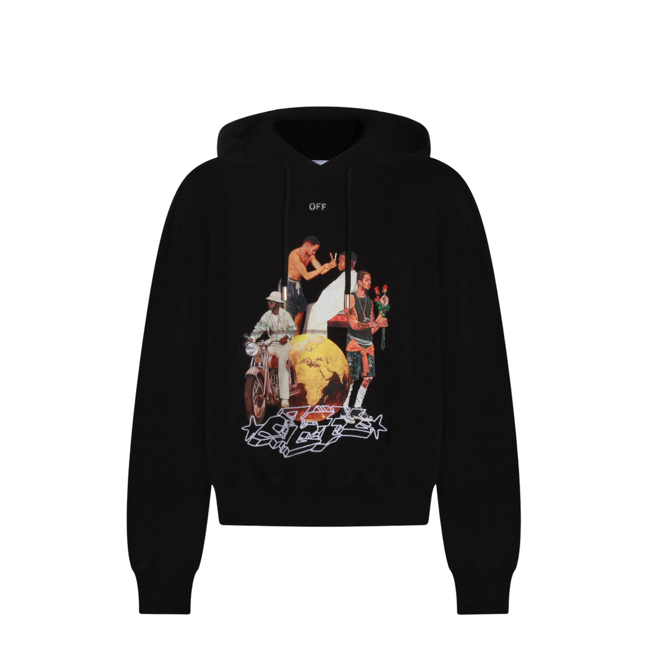 Black Cotton Sweatshirt - Image 2
