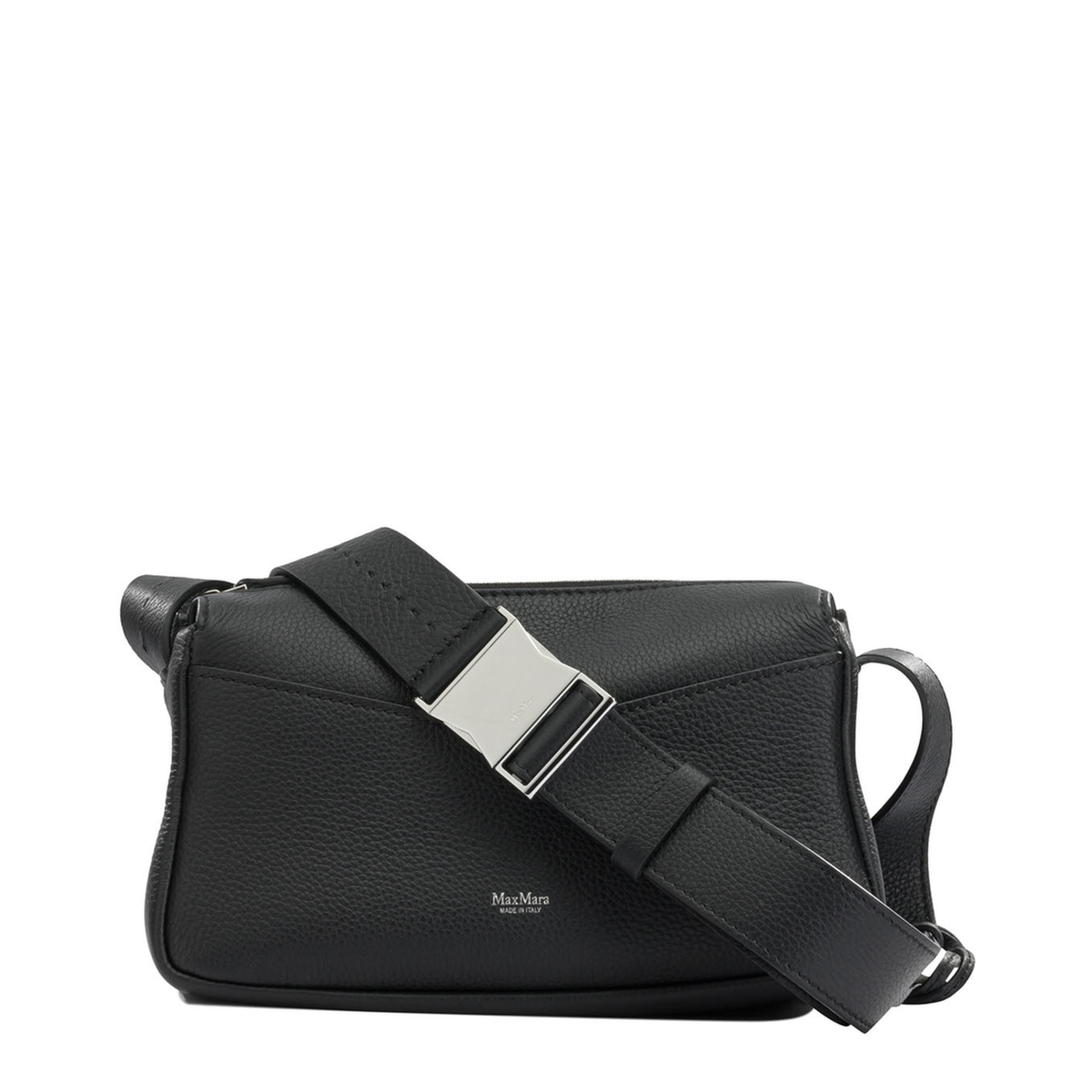 Small Calf Leather Shoulder Bags - Black - Image 1
