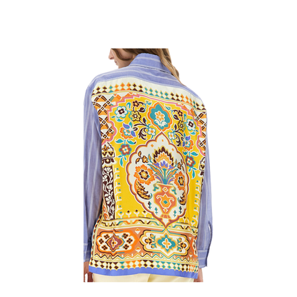 STRIPED COTTON SHIRT - Image 4