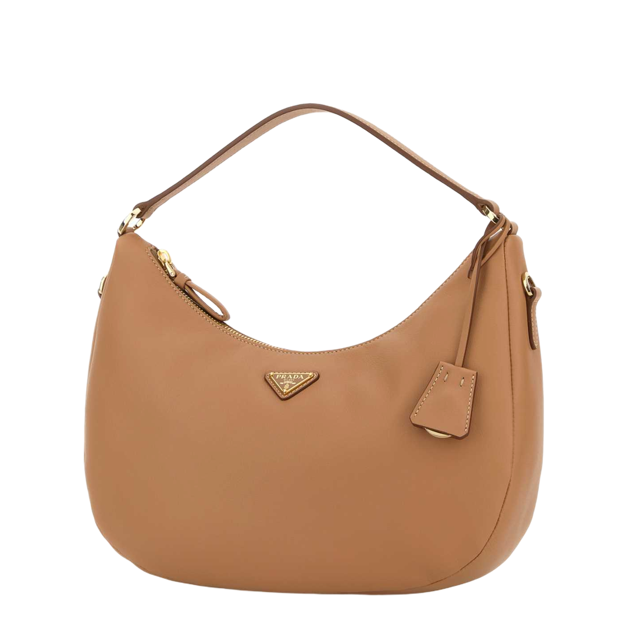Medium Calf Leather Handbag - Naturale - Image 2