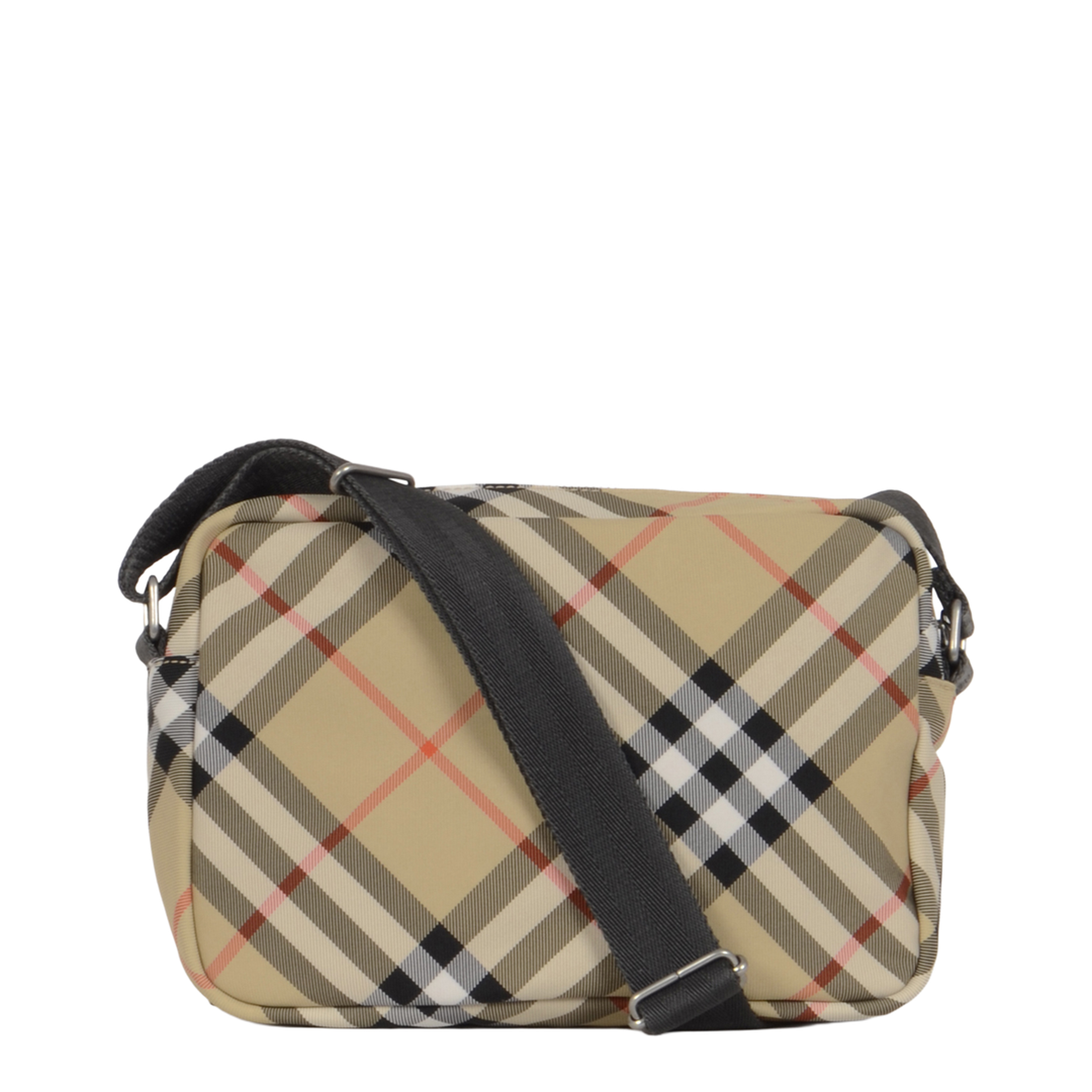 Small Check Shoulder Bag - Beige - Image 5