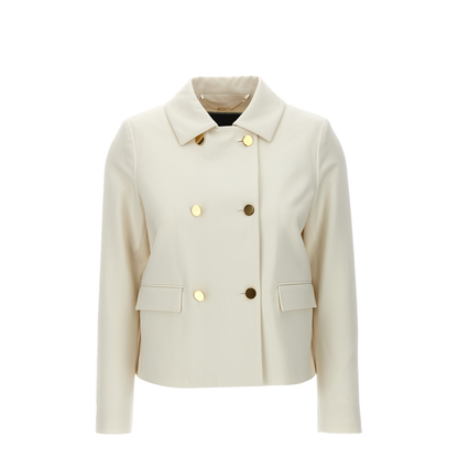Cropped Double Breasted Jacket - Image 1