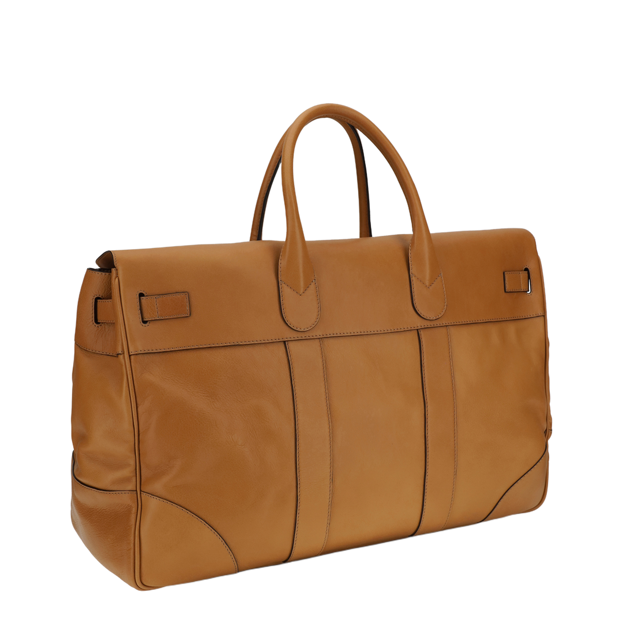 Leather Travel Bag with Logo - Image 3