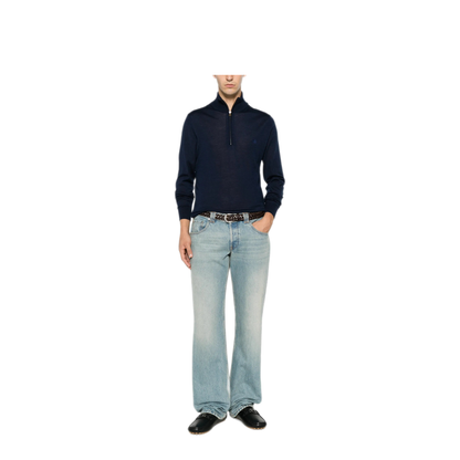 FUJI KNITTED QUARTER ZIP JUMPER - Image 2