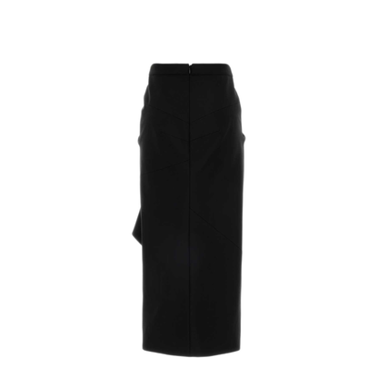 Wrapped Skirt With Stitches Detailing - Image 2