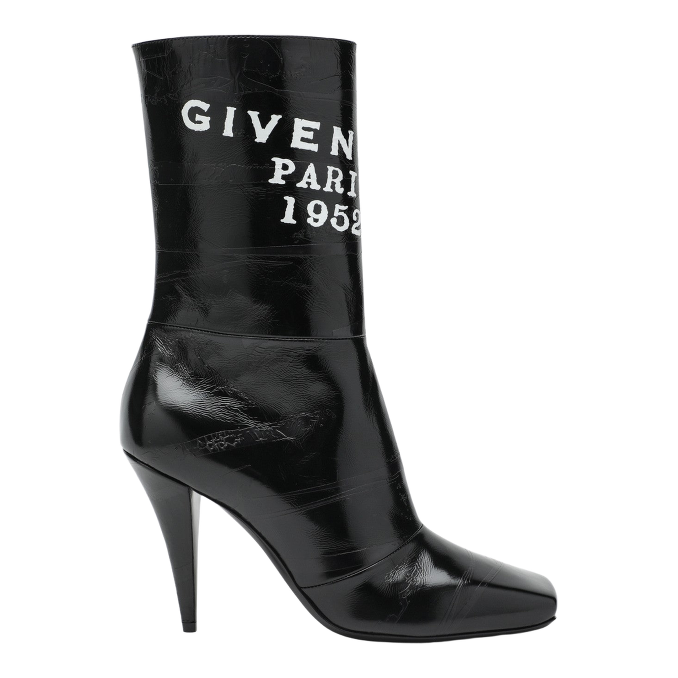 Leather Boots In Black - Image 1