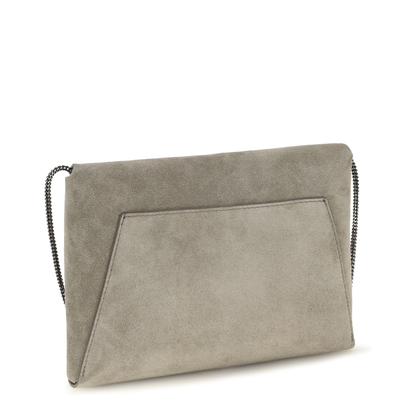 Duo Suede Clutch Bag - Image 3