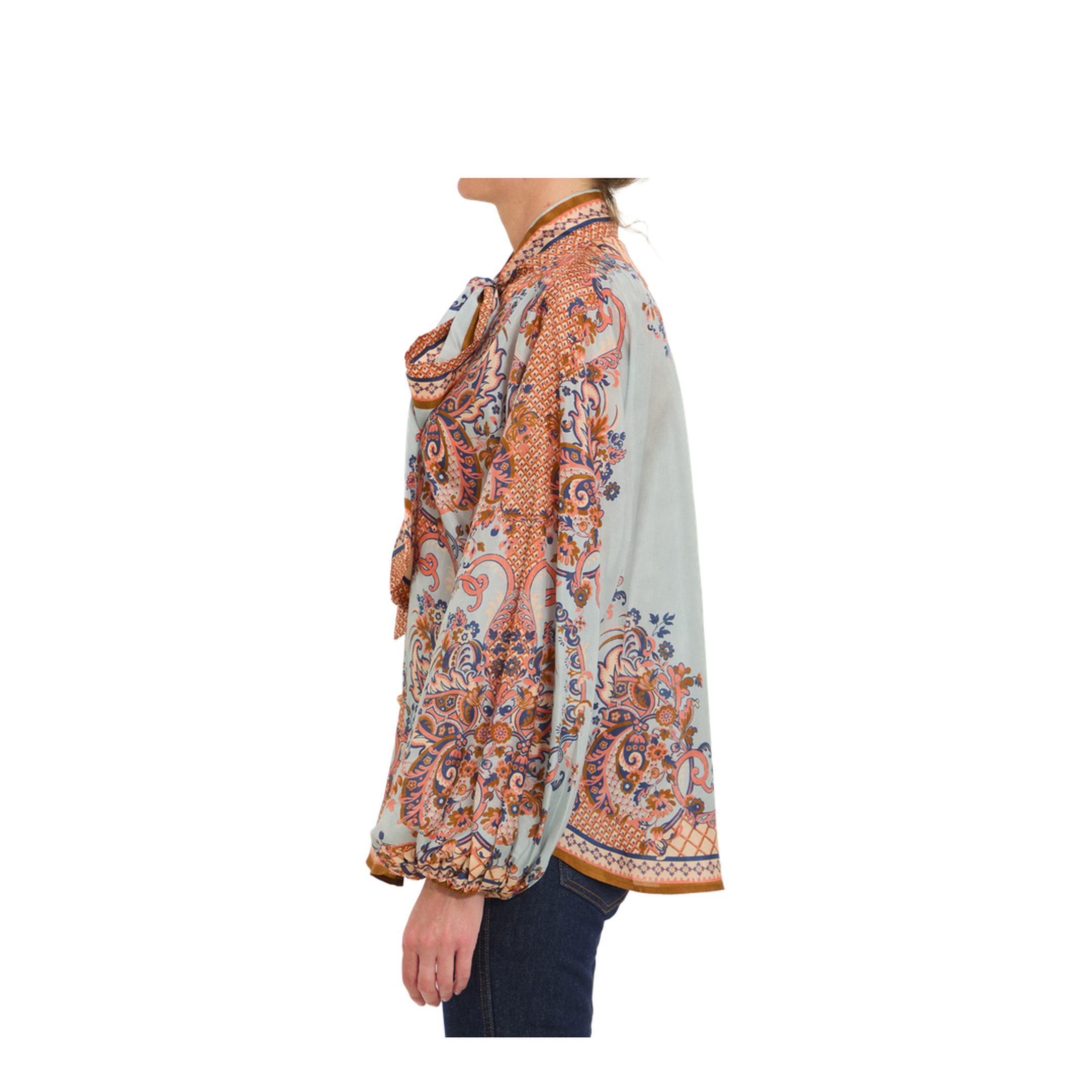 Aster Tie Neck Blouse - Image 3