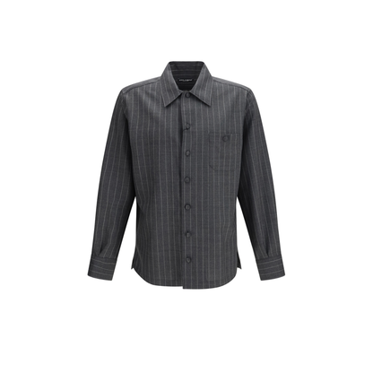 Pinstripe Wool Shirt - Image 1