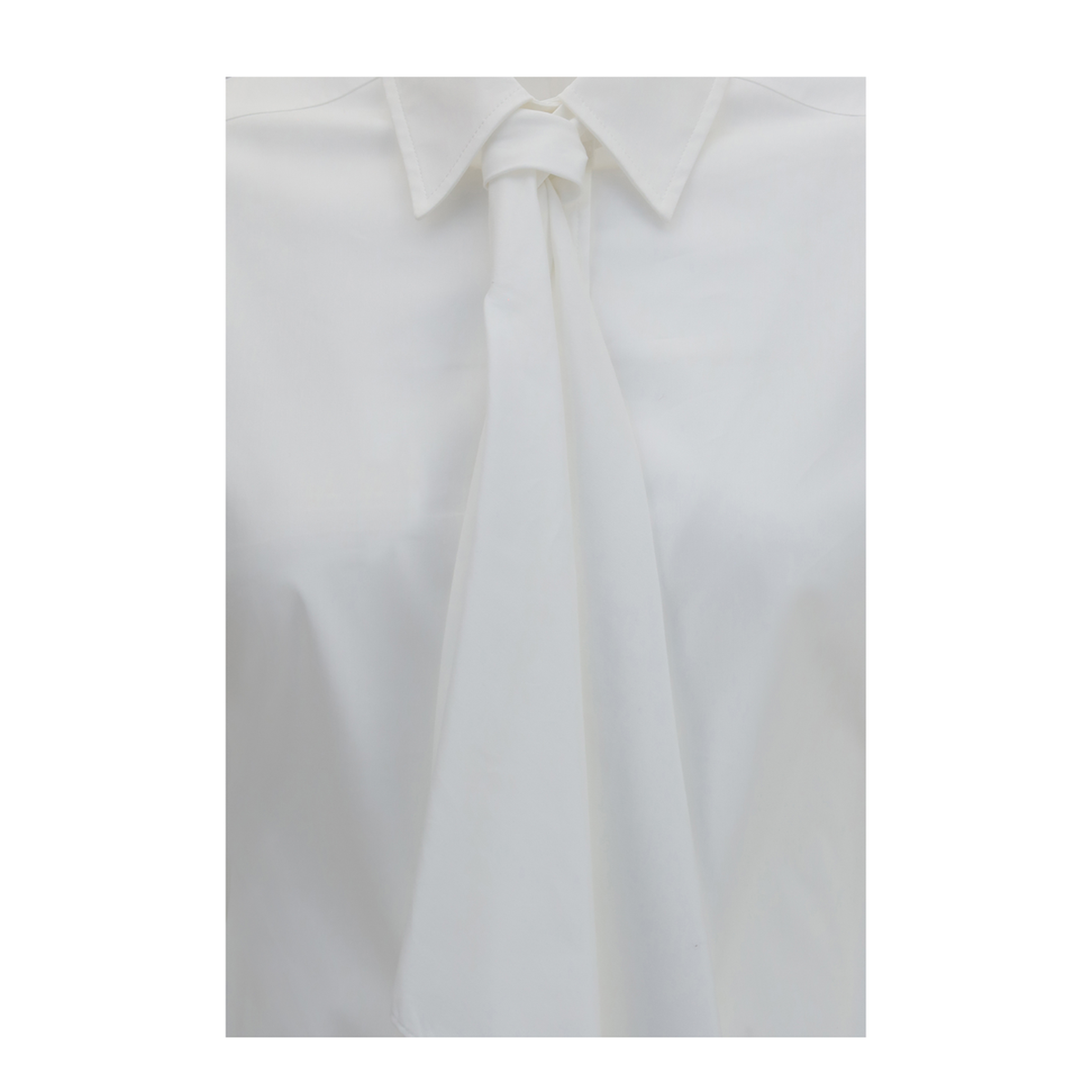 Cotton Blend Shirt With Tie - Image 3