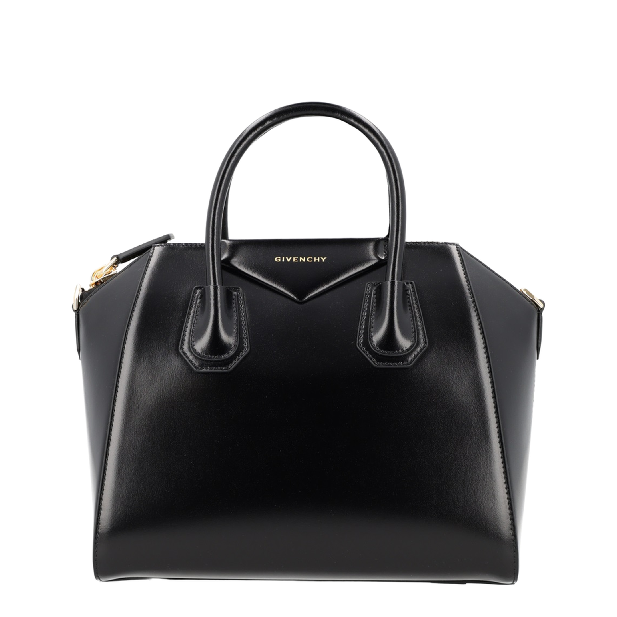 Antigona Small Leather Shoulder Bag - Image 1