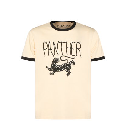 Beige Cotton T-Shirt - Image 1