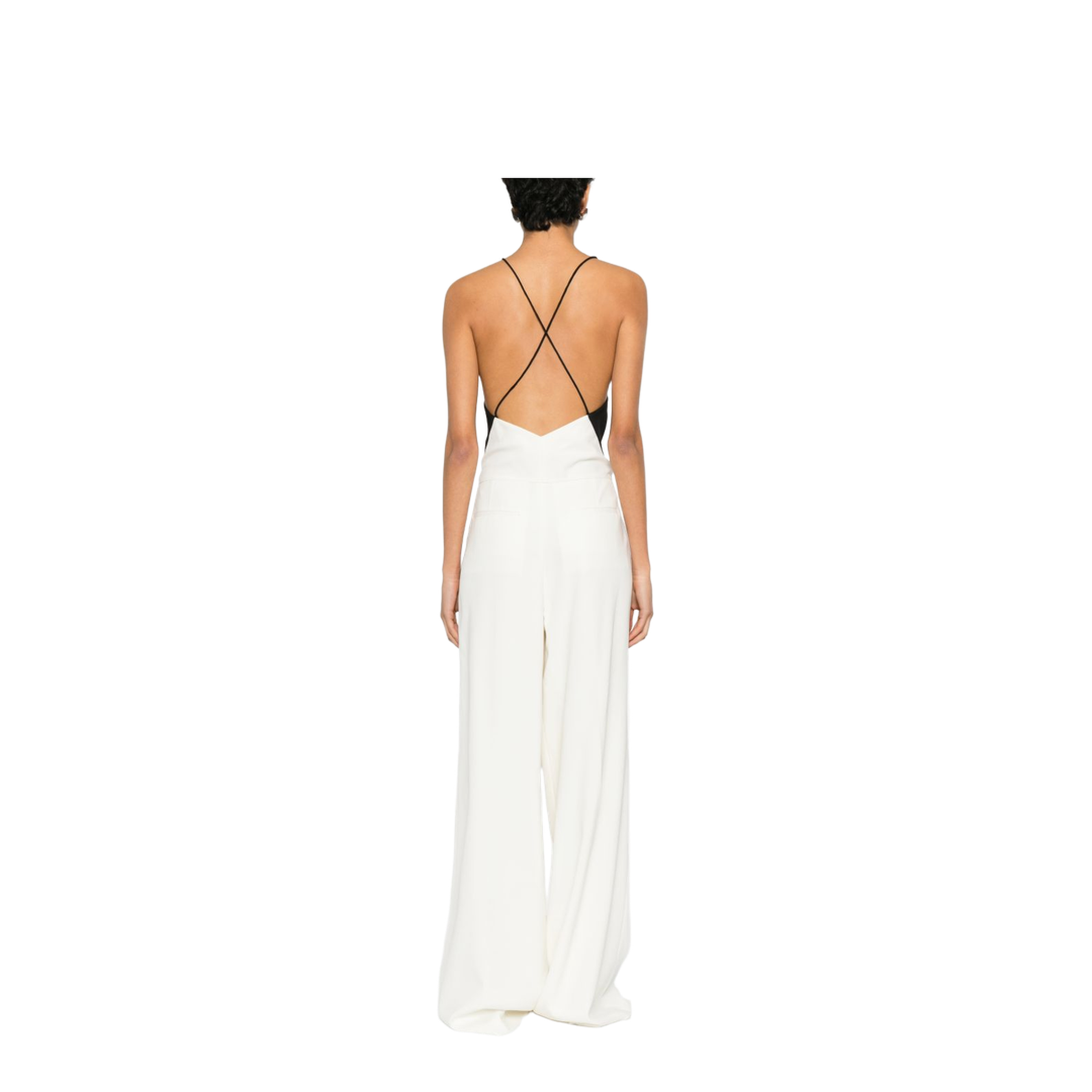 Silk Long Jumpsuit - Image 3