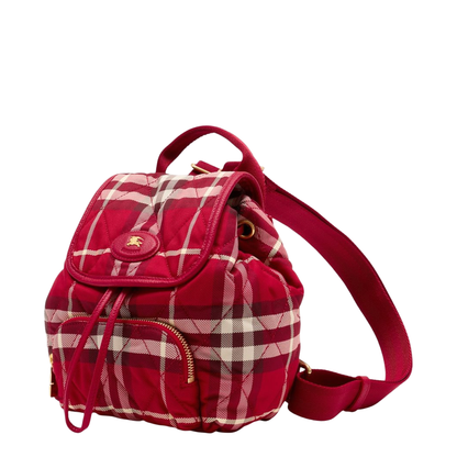 Horseshoe Mini Polyamide Backpack - Crayon Red - Image 2