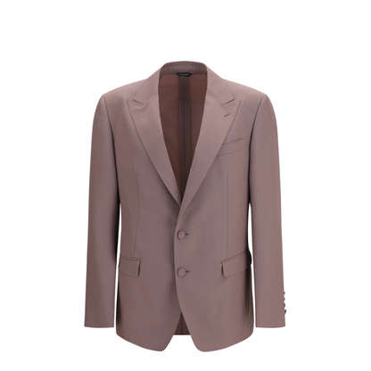 Single-breasted Wool Poplin Jacket - Image 1