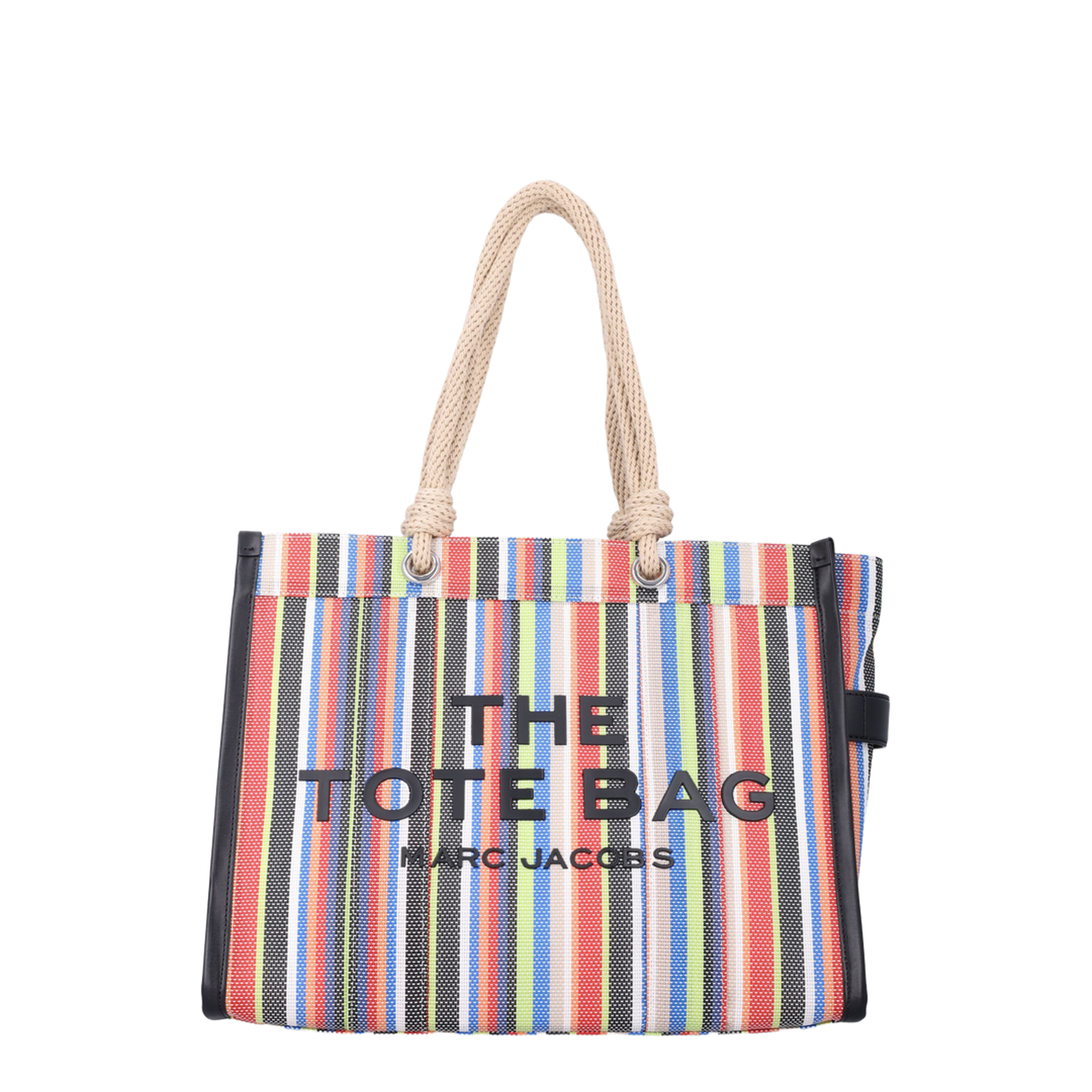 Large Mesh Tote Bag - Red Multi - Image 1