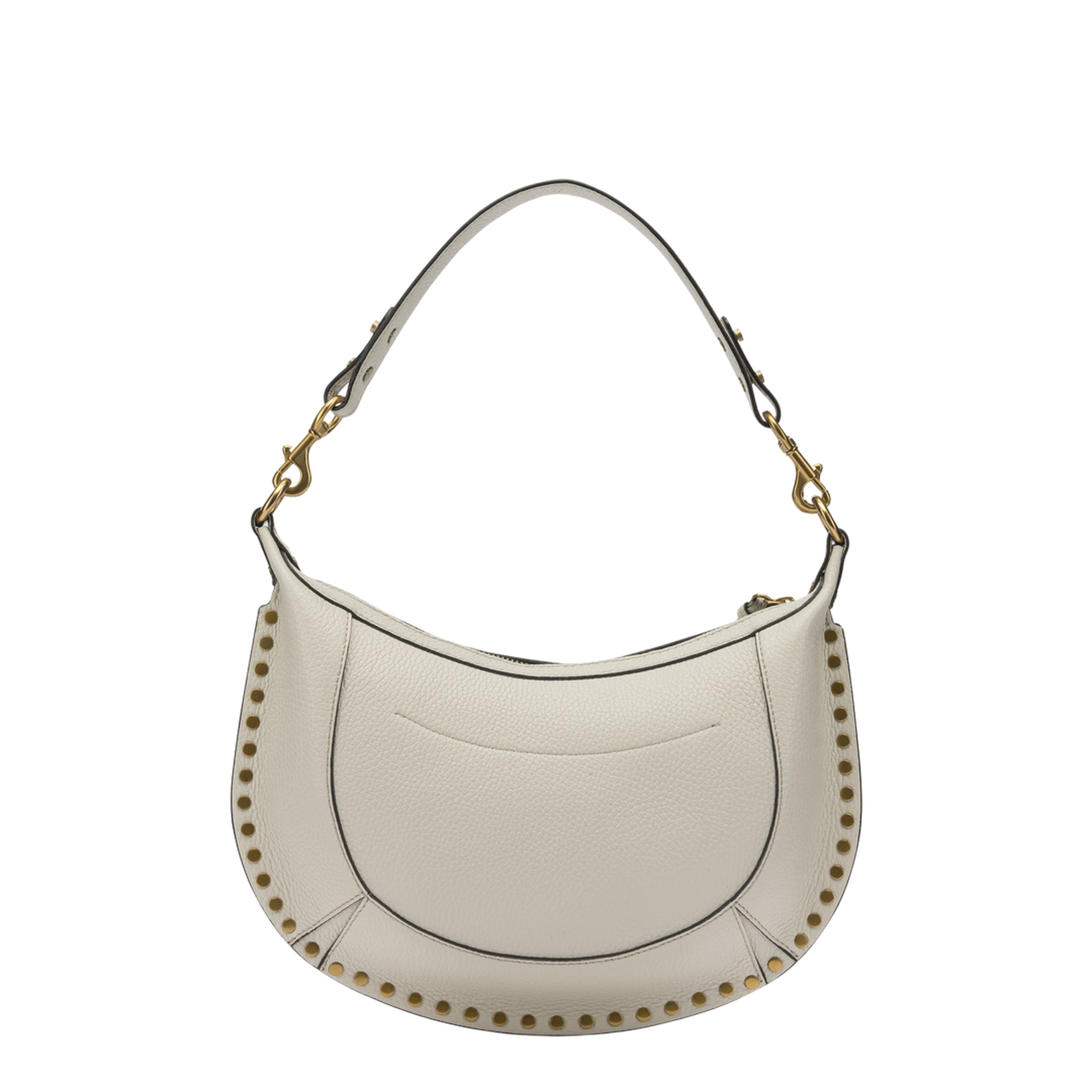Naoko Calfskin Shoulder Bag - Cream - Image 3