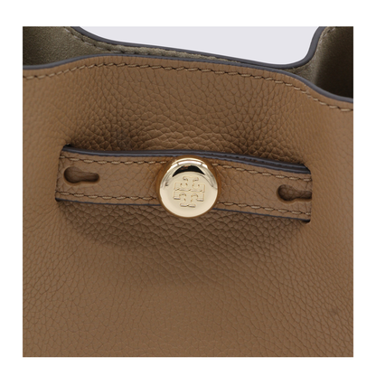 Romy Mini Pebbled Leather Crossbody Bag - Tiramisu - Image 7
