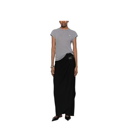 Striped Viscose T-Shirt - Image 2
