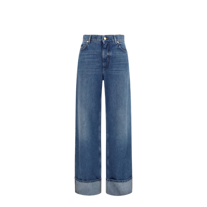 Straight Leg Five Pocket Jeans - Image 1