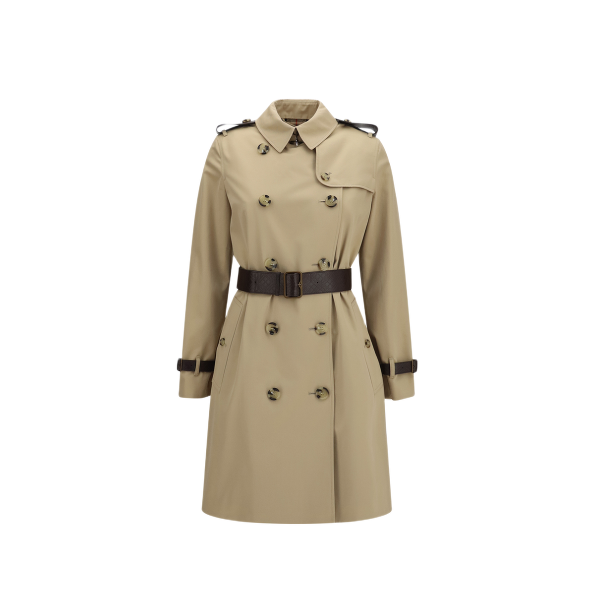 Kensington Midi Leather Trench - Image 1