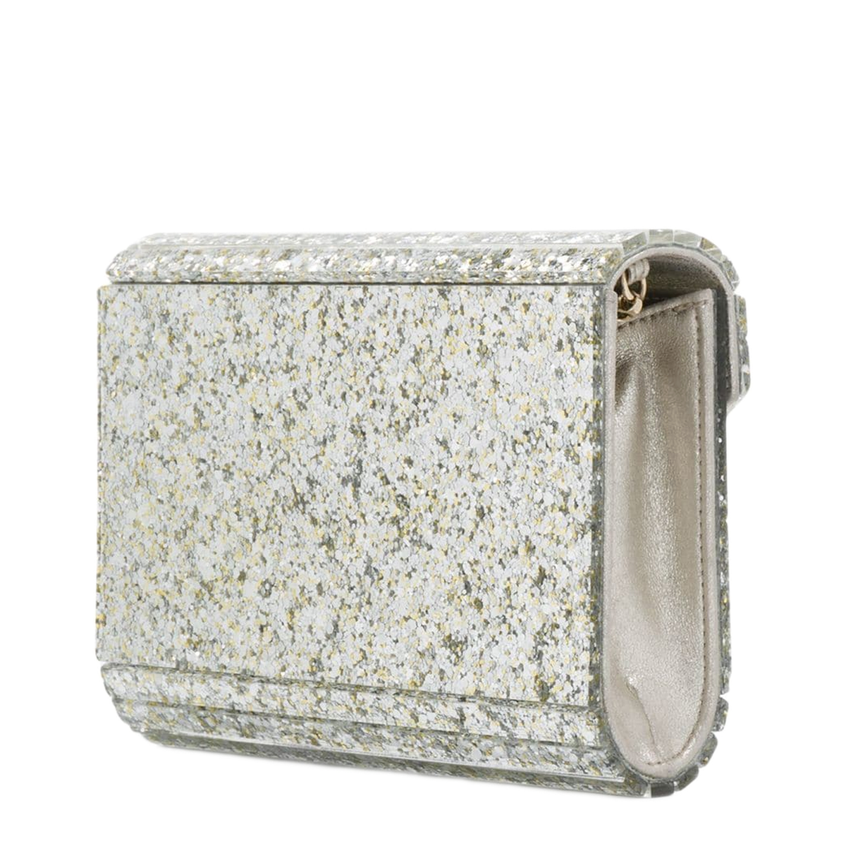 Coarse Glitter Acrylic Clutch Bag - Image 2