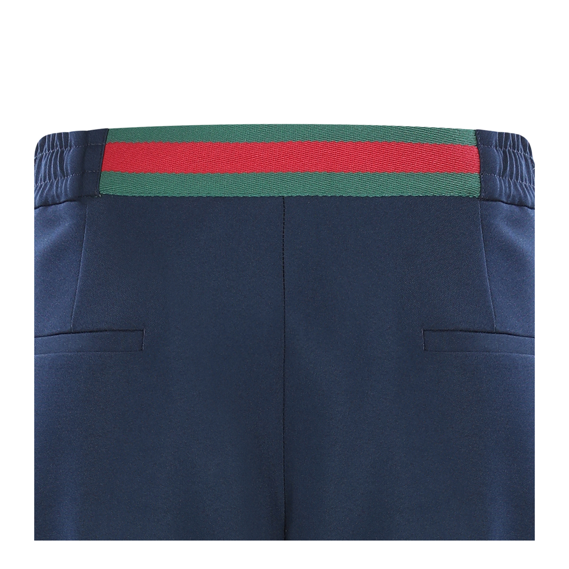 Technical Panama Sportswear Trousers in Dark Blue - Image 8