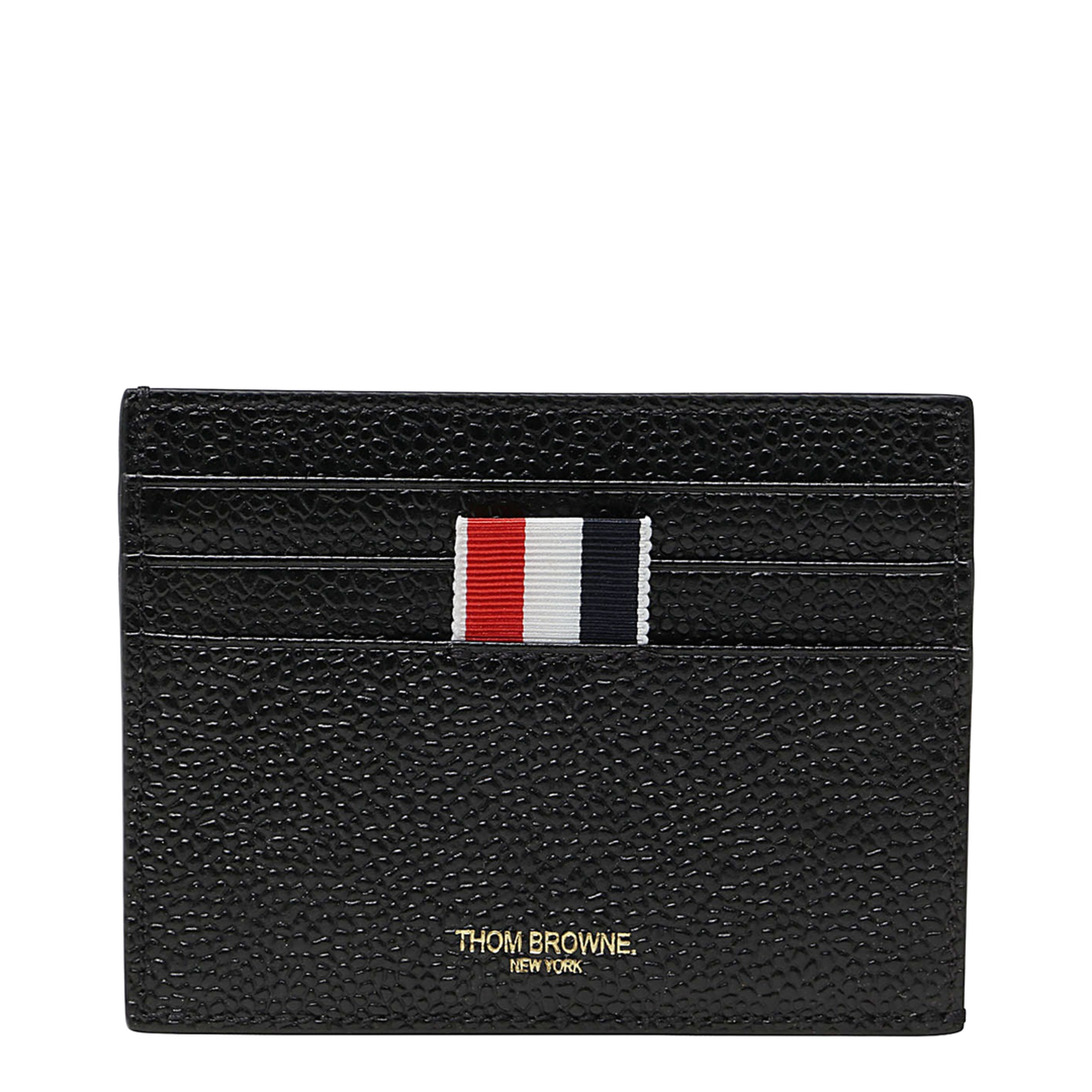 Pebble Grain Leather Single Card Holder - Image 4