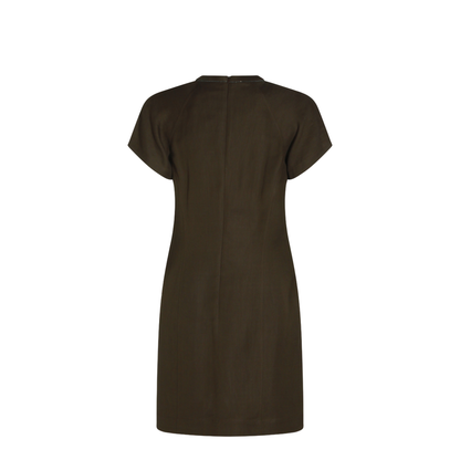 Brown Viscose Blend Dress - Image 4
