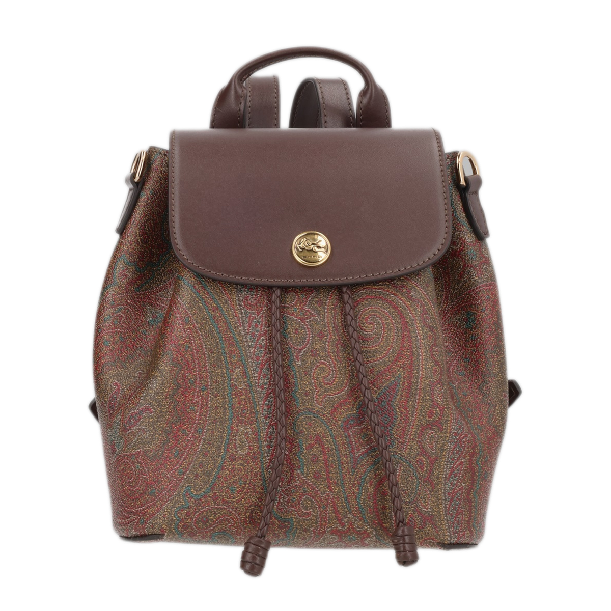 Essential S Arnica Small Jacquard Backpack - Brown - Image 1