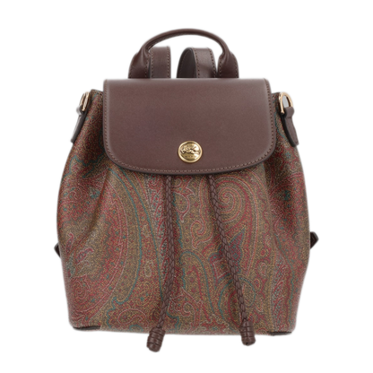 Essential S Arnica Small Jacquard Backpack - Brown - Image 1