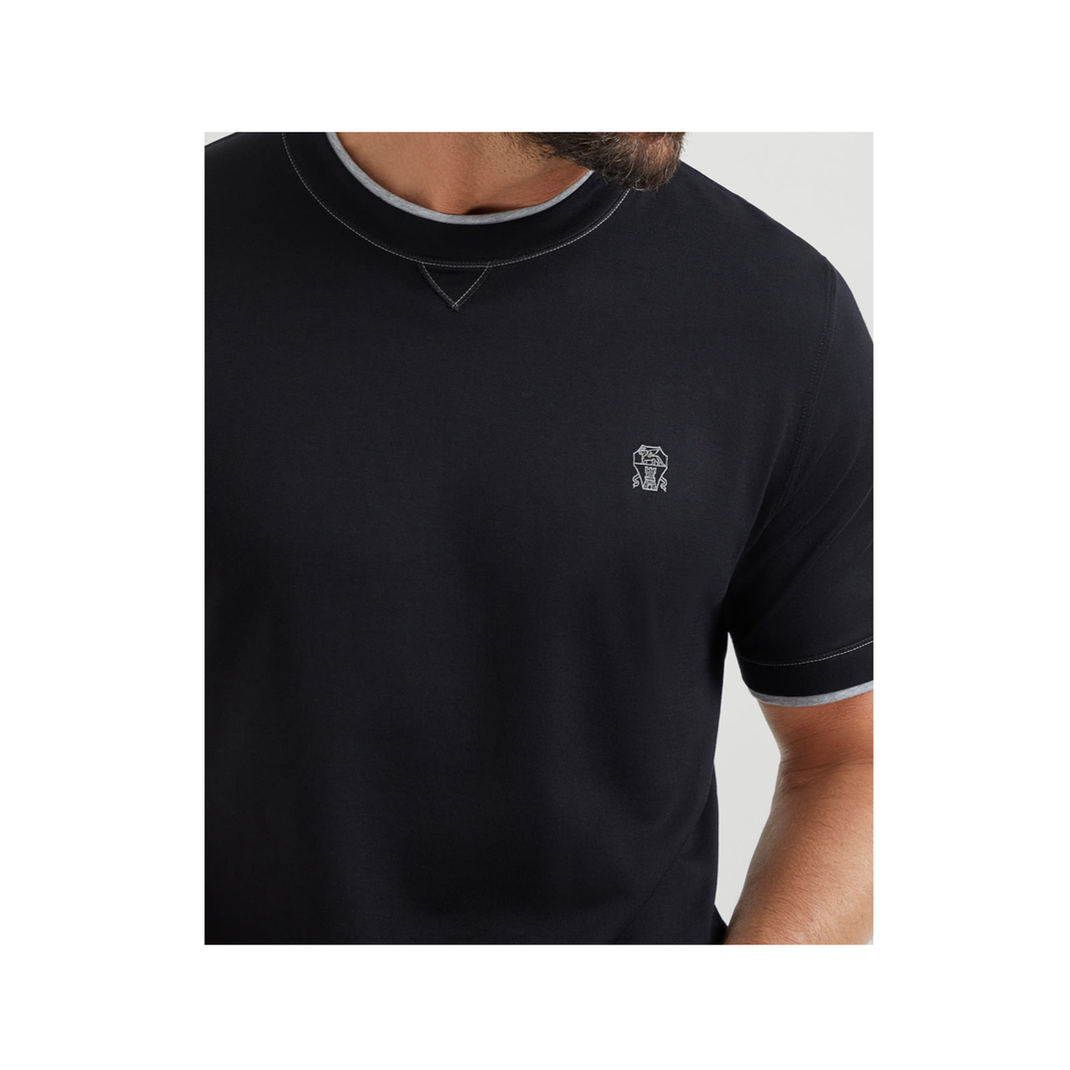 Logo Cotton T-Shirt Black - Image 3
