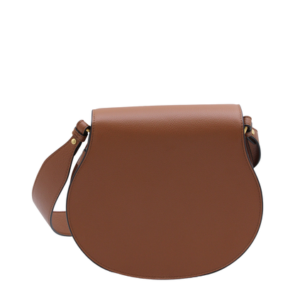Marcie Calfskin Saddle Bag - Tan - Image 6