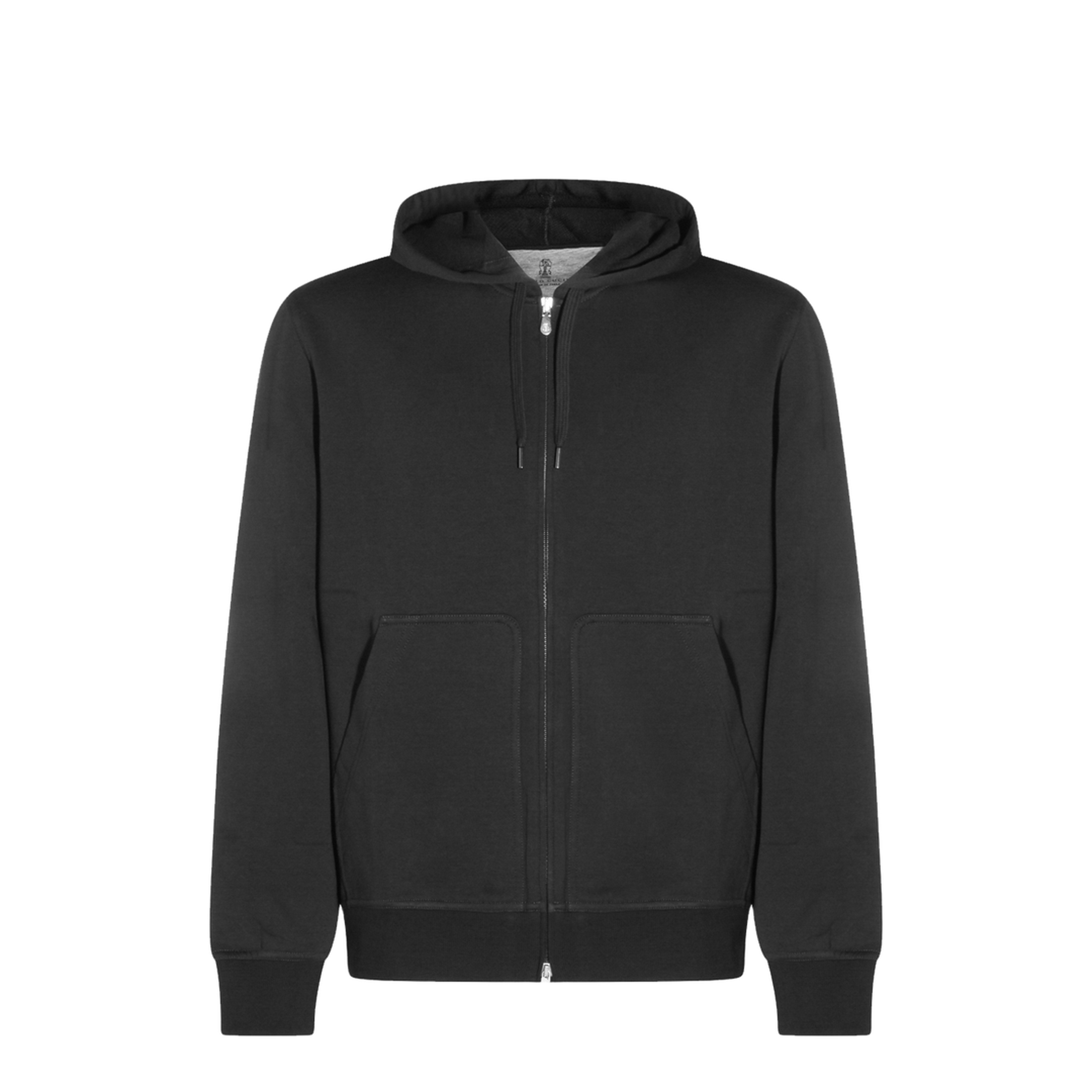 Zip-Fastening Sweater Black - Image 2
