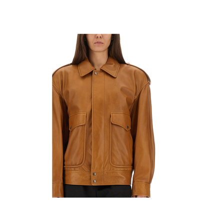 Oversized Leather Jacket - Image 4