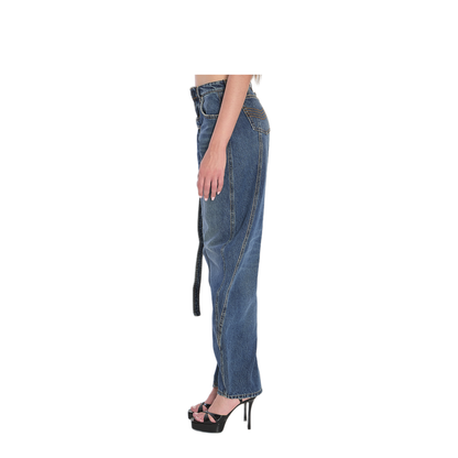 Strap Jeans In Denim - Image 3