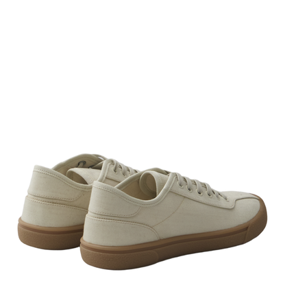 Canvas Sneakers in Viscose and Linen - Image 3