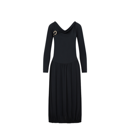 Drape Midi Dress - Image 3