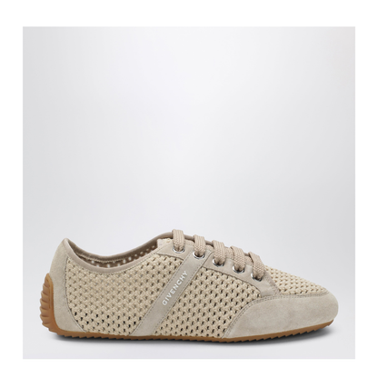 Slim Sneakers In Mesh And Suede - Image 1