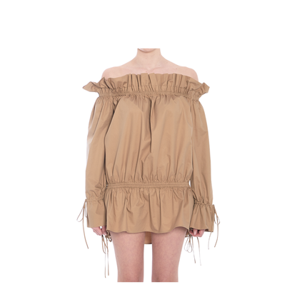Ruched Mini Dress - Image 1
