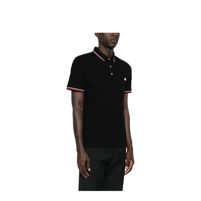 Cotton Piqué Polo Shirt with Vlogo Patch - Image 4