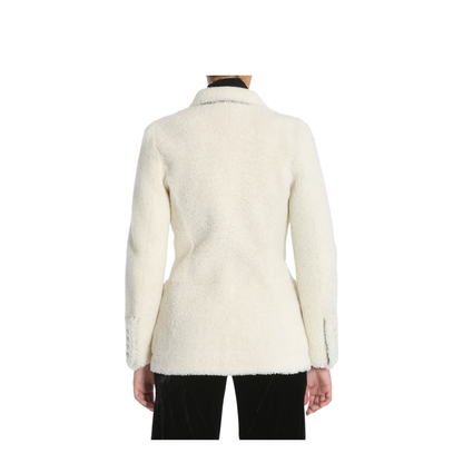 White Wool Coat - Image 4