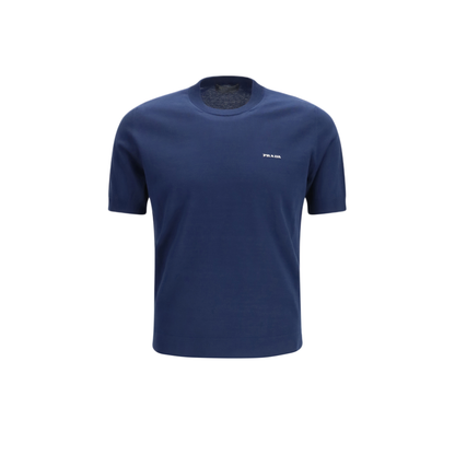C Neck Knit In Cotton - Image 1