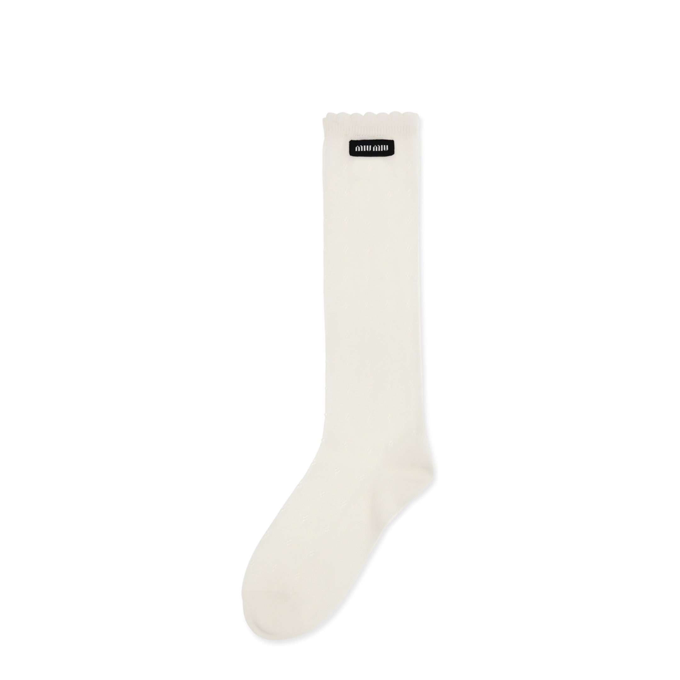 Cotton Pointelle Socks - Image 1