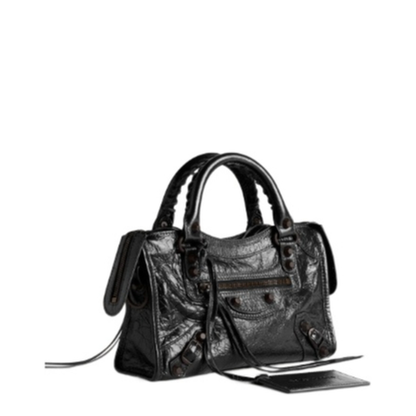 Le City Mini Lambskin Bag - Black - Image 2