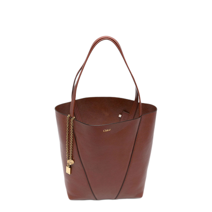 Spin Tote Bag in Grained Leather - Image 4