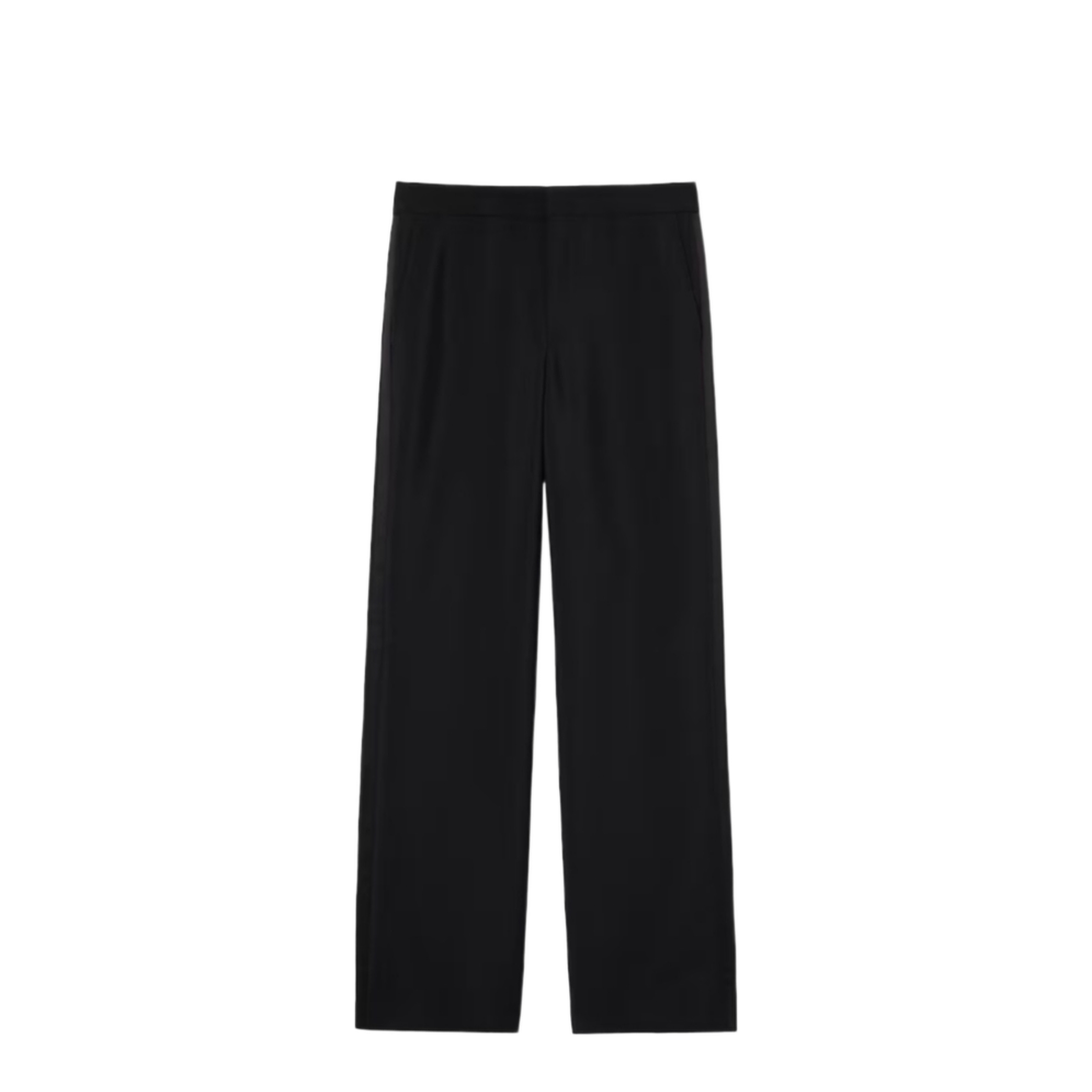 Light Wool Mohair Canvas Suit in Black - Image 3