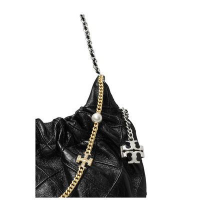 Fleming Mini Leather Hobo Bag - Image 4