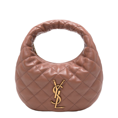 Icarino Quilted Nappa Handbag - Hortensia - Image 1