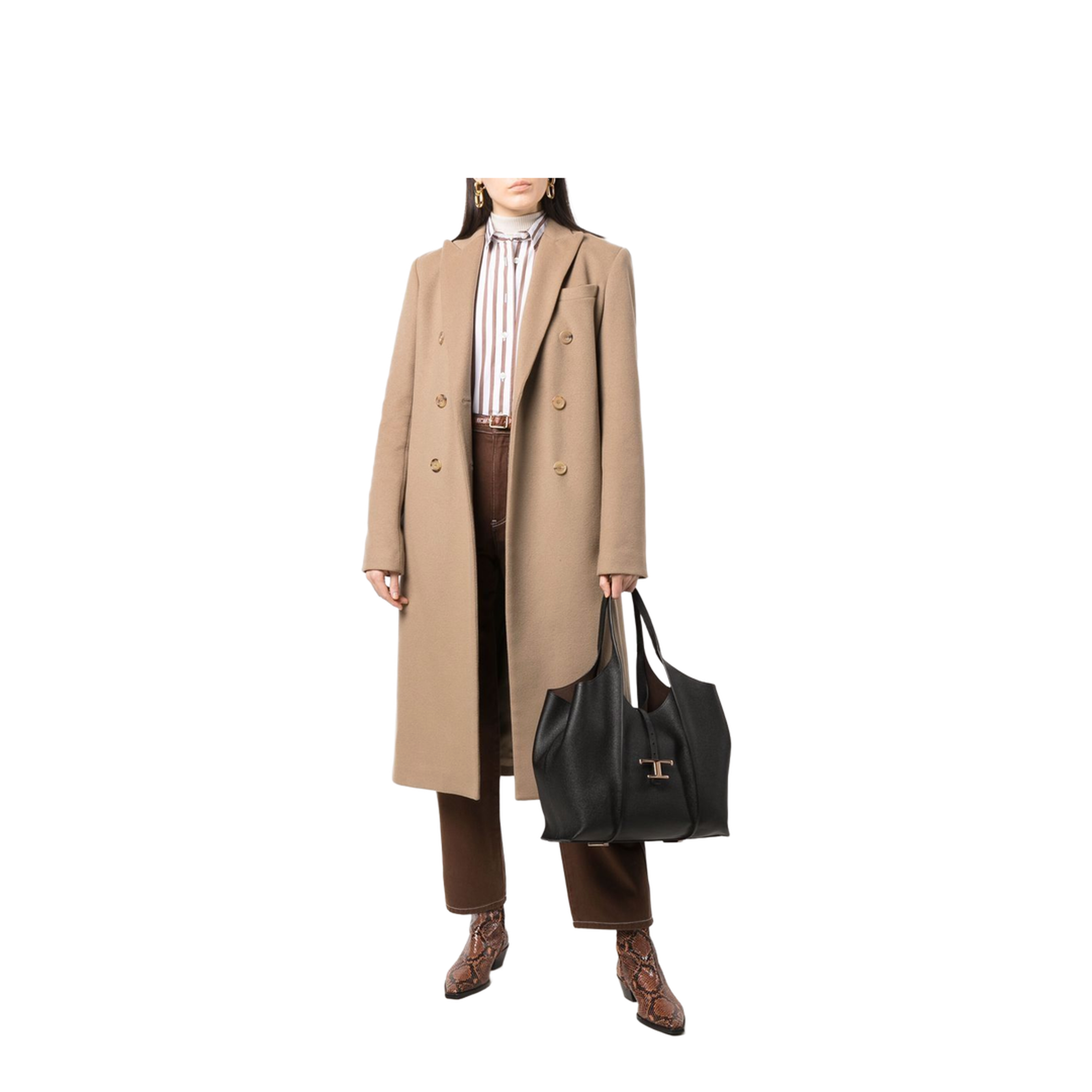Timeless Shopping Bag in Leather Medium - Image 5